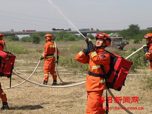 大练兵丨国家消防救援局陕西机动队伍  在